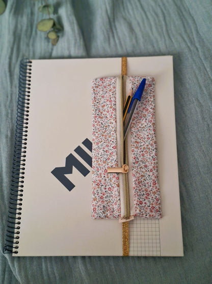 Estuche plano Flores Rosas