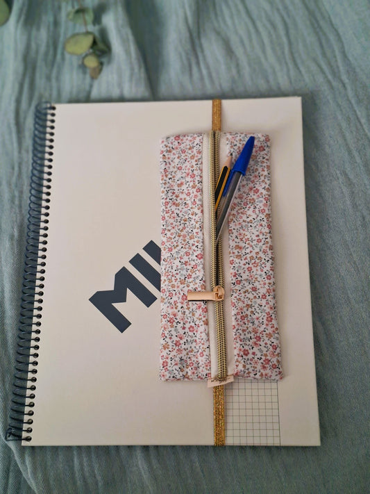 Estuche plano Flores Rosas