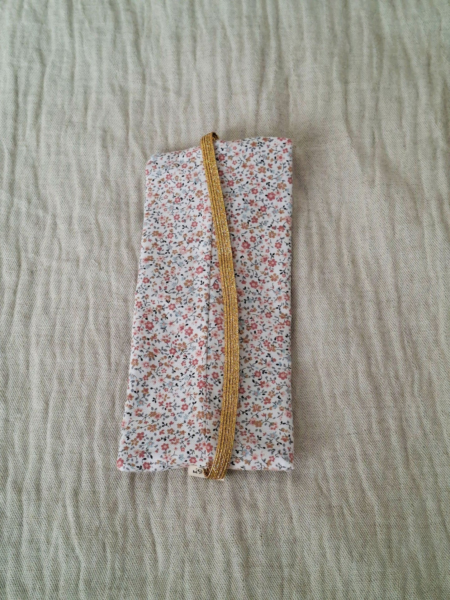 Estuche plano Flores Rosas