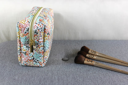 Neceser Tela Estampado Floral