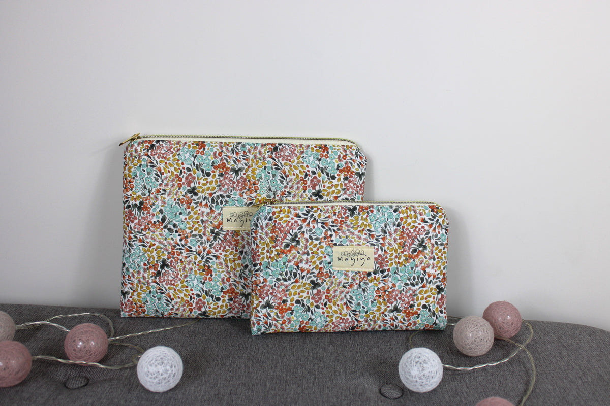 Bolsa de Aseo Estampado Floral