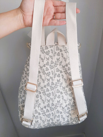Cintas regulables de la mochila Seersucker Vintage Floral