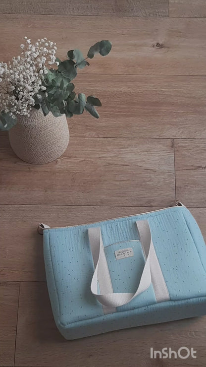 Bolso de Paseo Waffle Blanco
